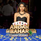Bouncy ball Andar Bahar live casino